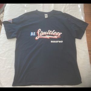 2 Thunder Russell Westbrook OKC Thunder basketball T-shirts XL mens